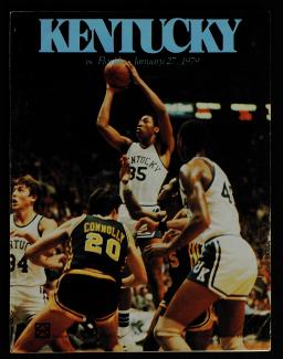 Front cover of 1979 men's basketball program