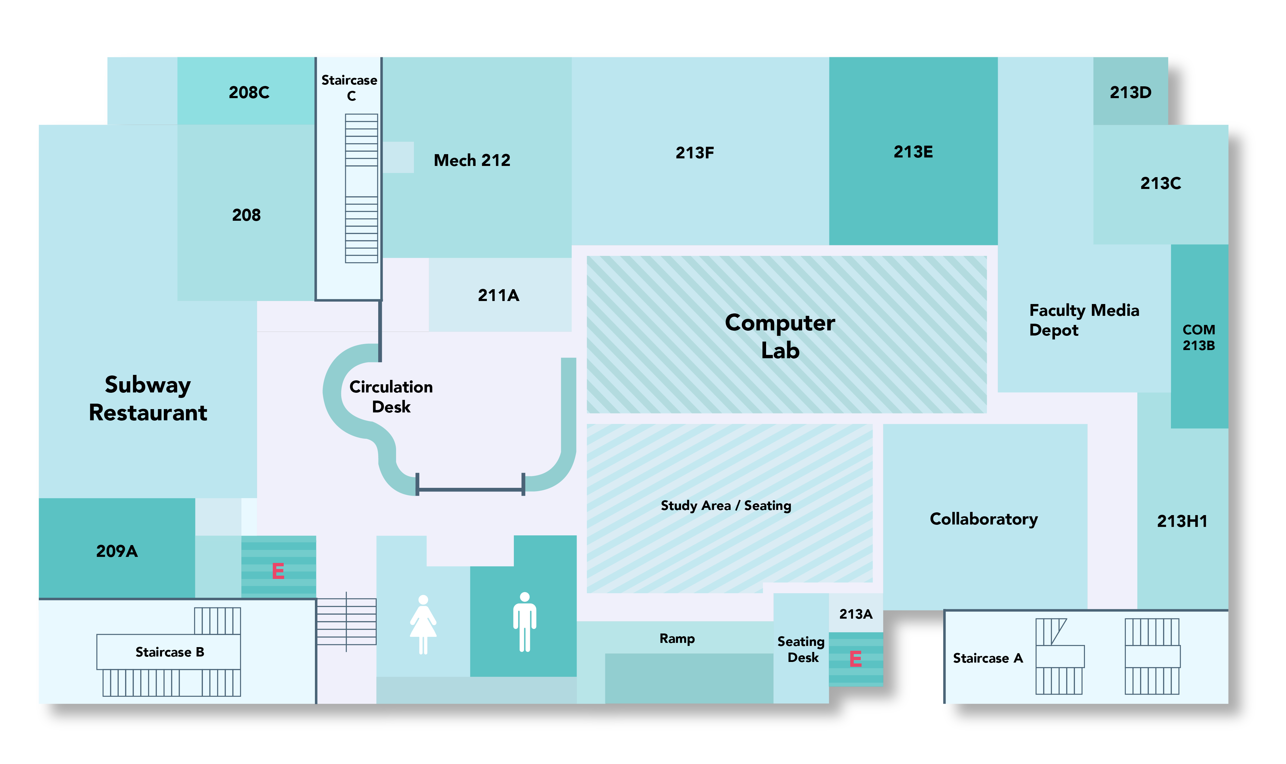 SEL Floor 2 Map