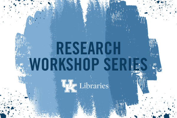 Graphic for the Medical Center Library's Research Workshop Series