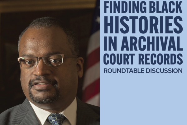 A graphic with a portrait of Judge Robert L Wilkins