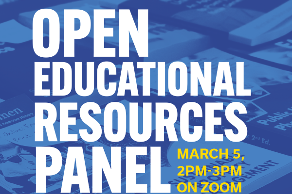 Graphic for Open Educational Resources Panel