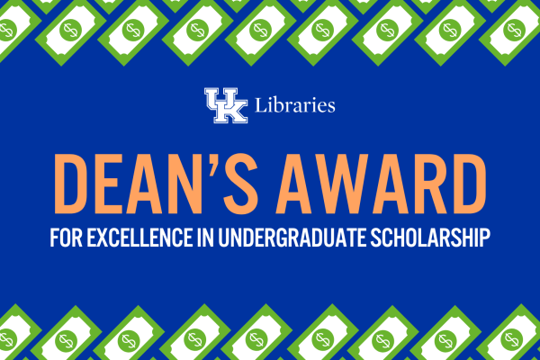 Graphic for Dean's Award for Excellence in Undergraduate Scholarship