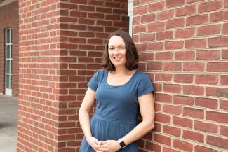 Librarian Stacey Greenwell, winner of the Paul Willis Award