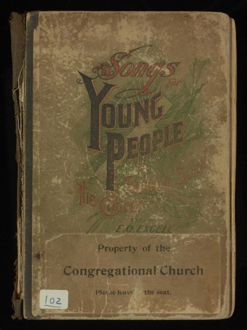 Cover of the 1897 song book "Songs for Young People"