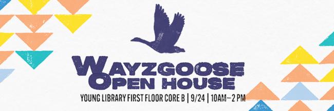 Graphic for King Library Press Wayzgoose Open House