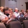 Audience members clap for films in the 48 Hour Film Race