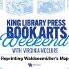 Graphic for the King Library Press Book Arts Weekend with Virginia McClure