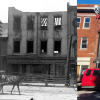 Archival image and contemporary photograph of 159 N Limestone in Lexington